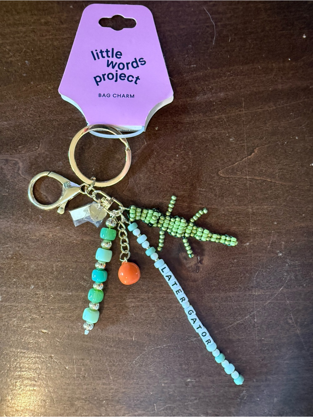 Little Words Project “Later Gator” Keychain